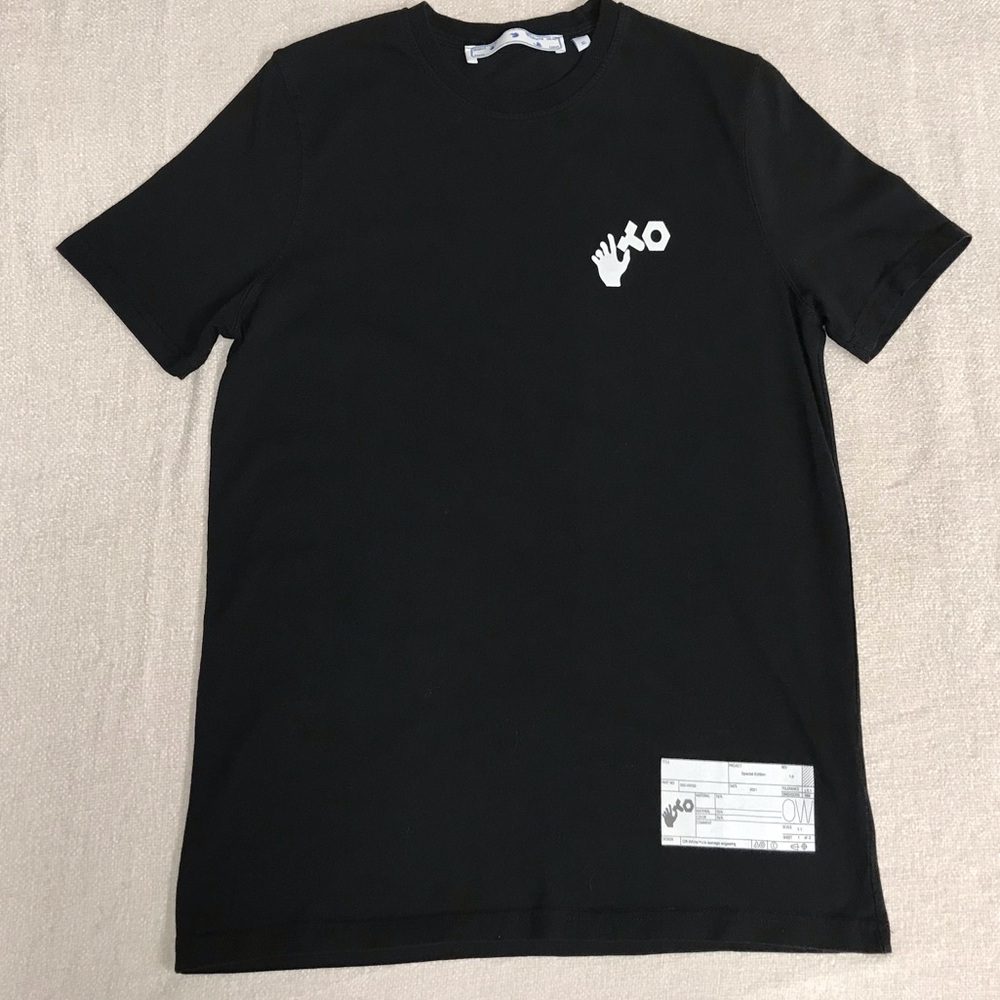 Off-White c/o Virgil Abloh Black Graphic Tee (Men’s XL)